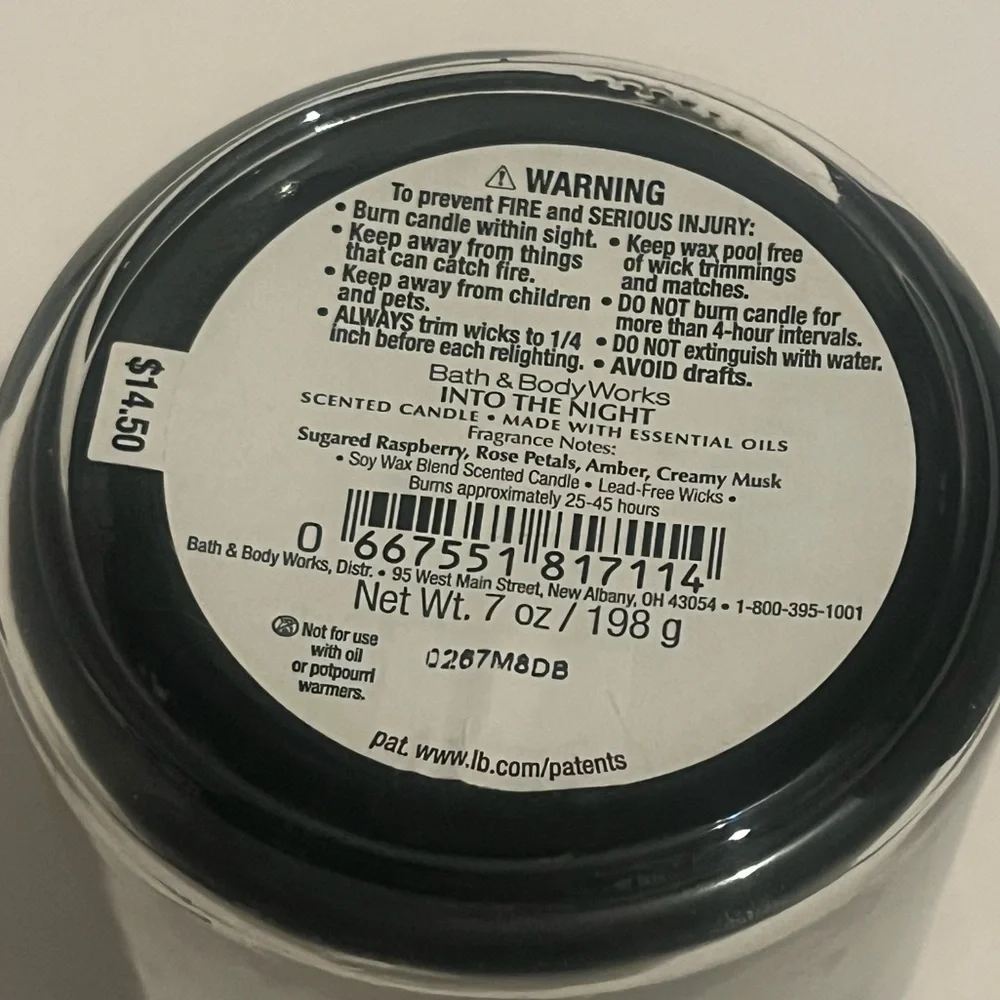 Bath & Body Works “Into the Night” Candle - Picture 2 of 5